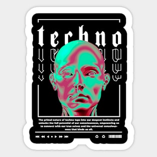 Rave Quote Techno Hardtechno Sticker